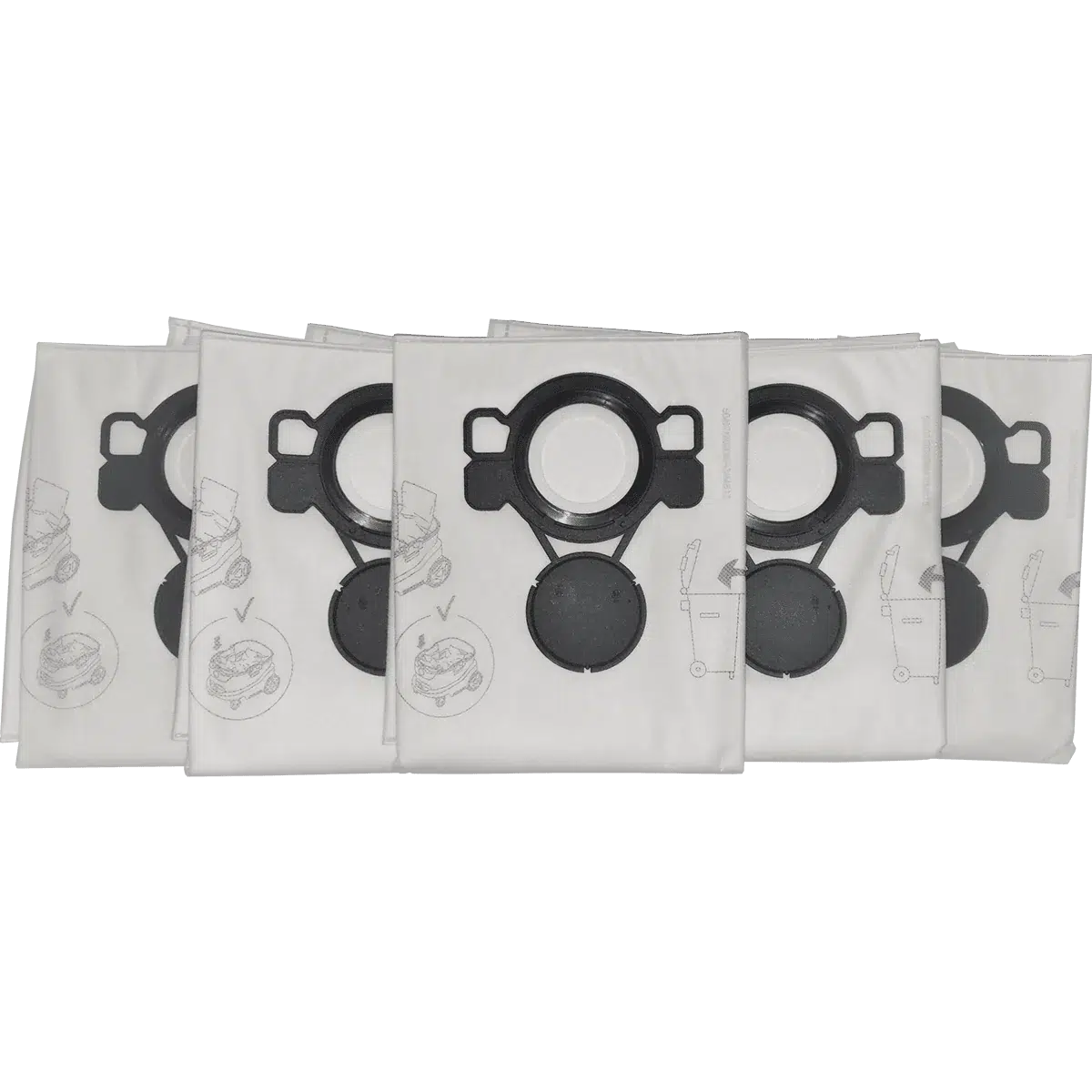 Fleece Filter Bags (5/pk), >Dynavac 1600IC - Onfloor